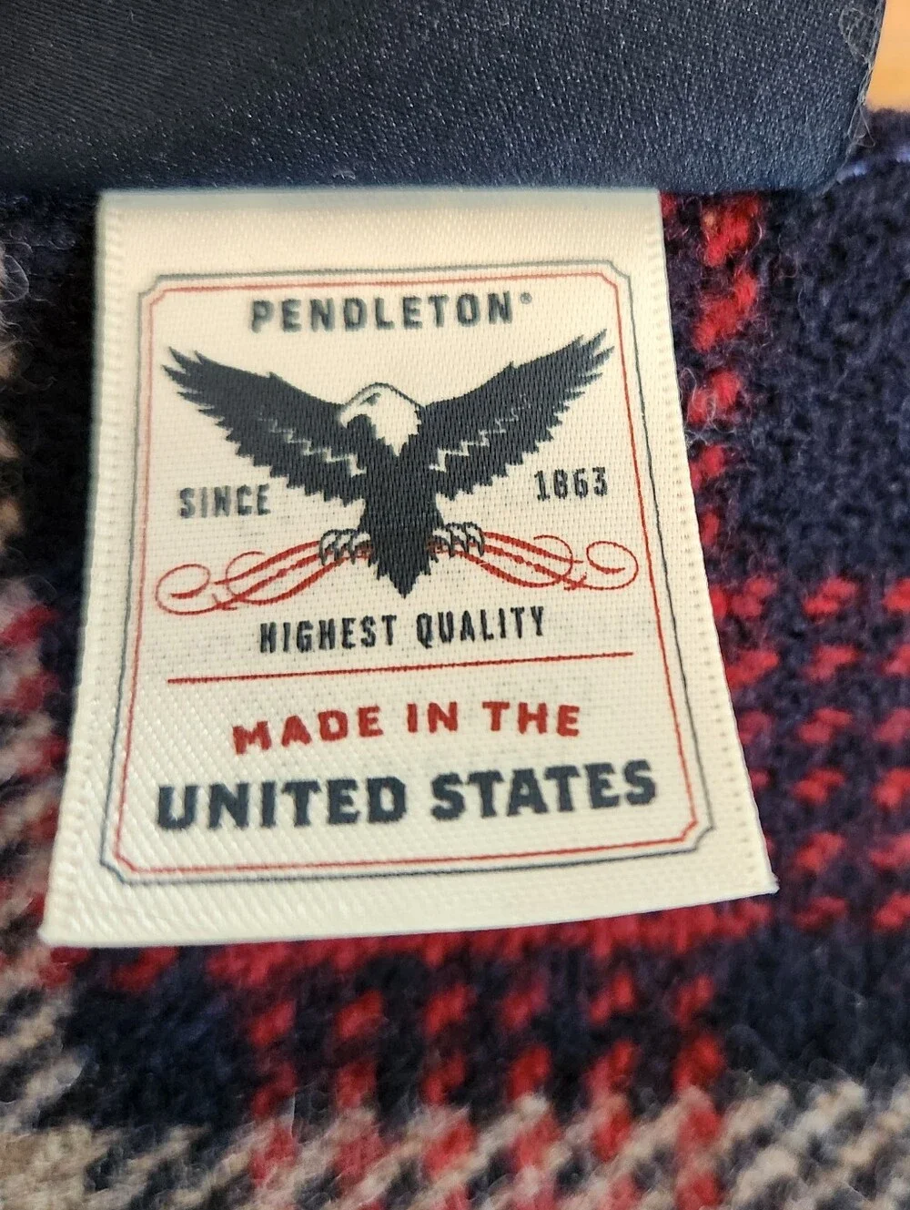 Pendelton Home Collection Wool Throw Blanket  54